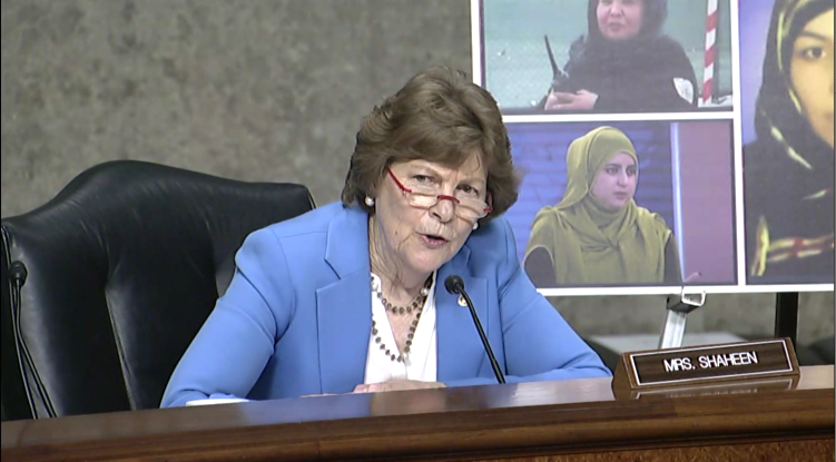 Shaheen at SFRC hearing on U.S. Withdrawal from Afghanistan